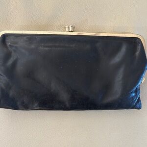 Elegant Black Leather Clutch